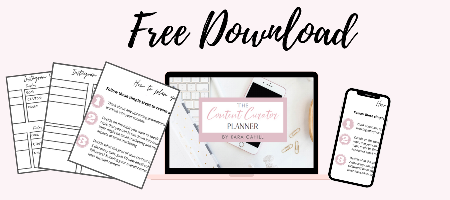 Free content curator planner download