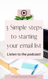 3 simple steps to starting your email list