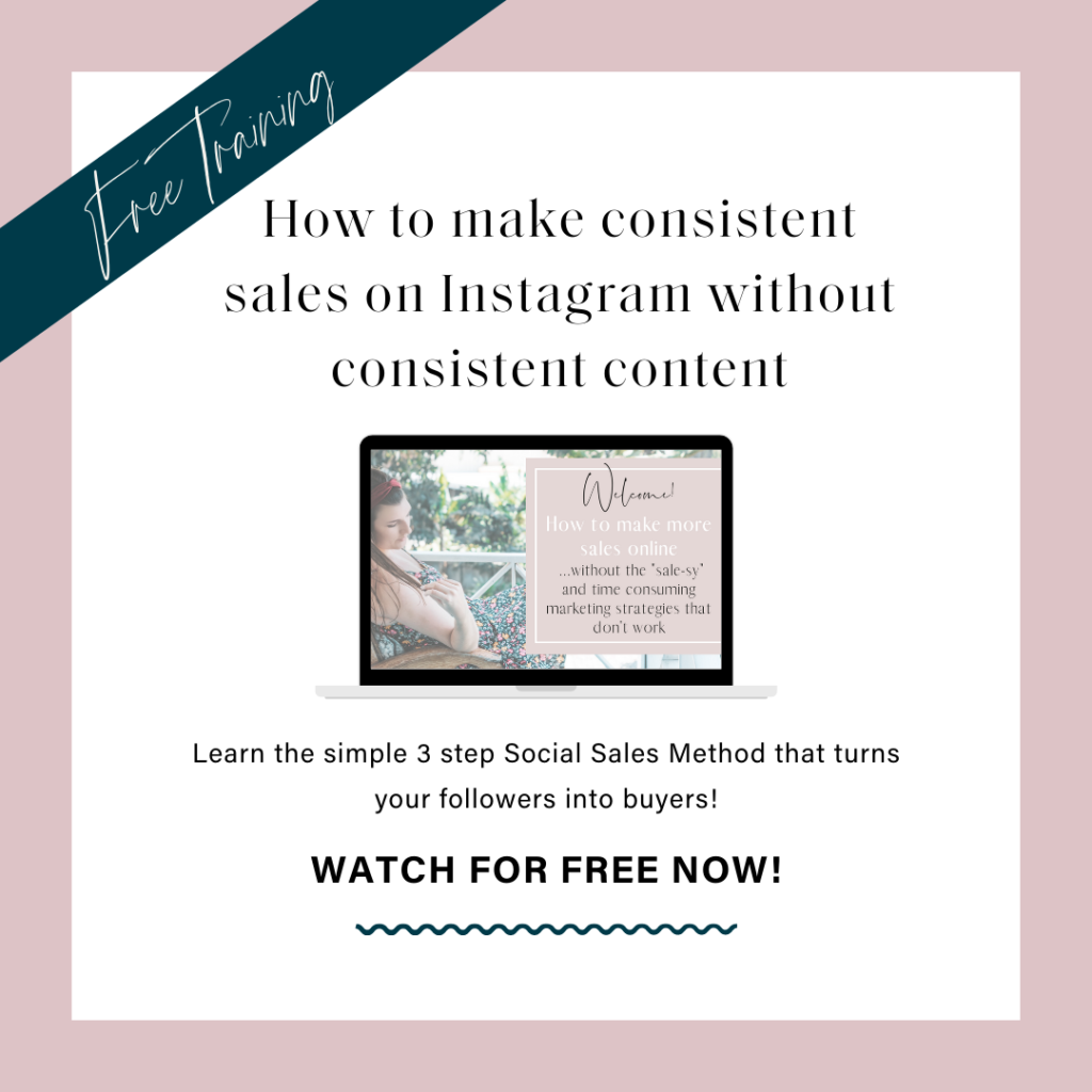 Instagram Sales Masterclass by Kara Cahill