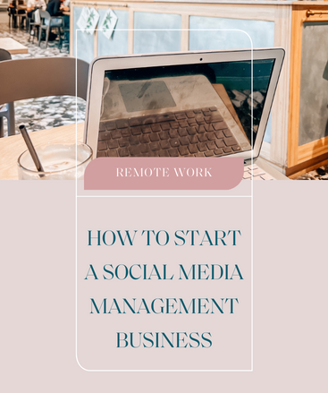 how to start a social media management business