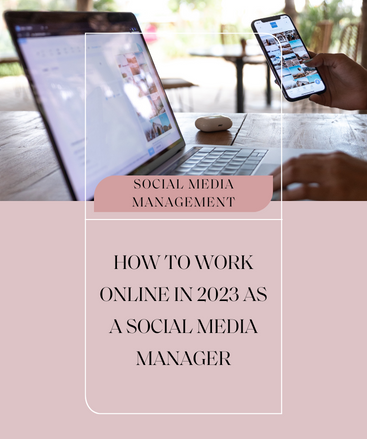 How to work online as a social media manager