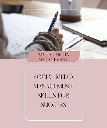 Social media manager skills