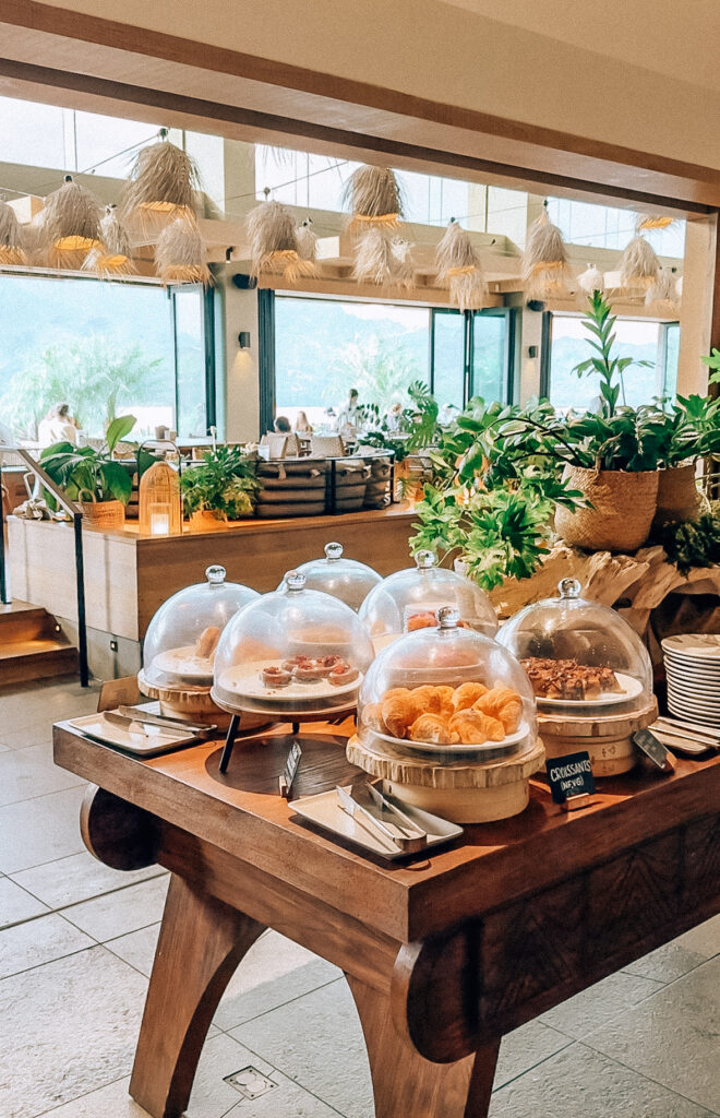Breakfast buffet at the One Hotel Hanalei Bay