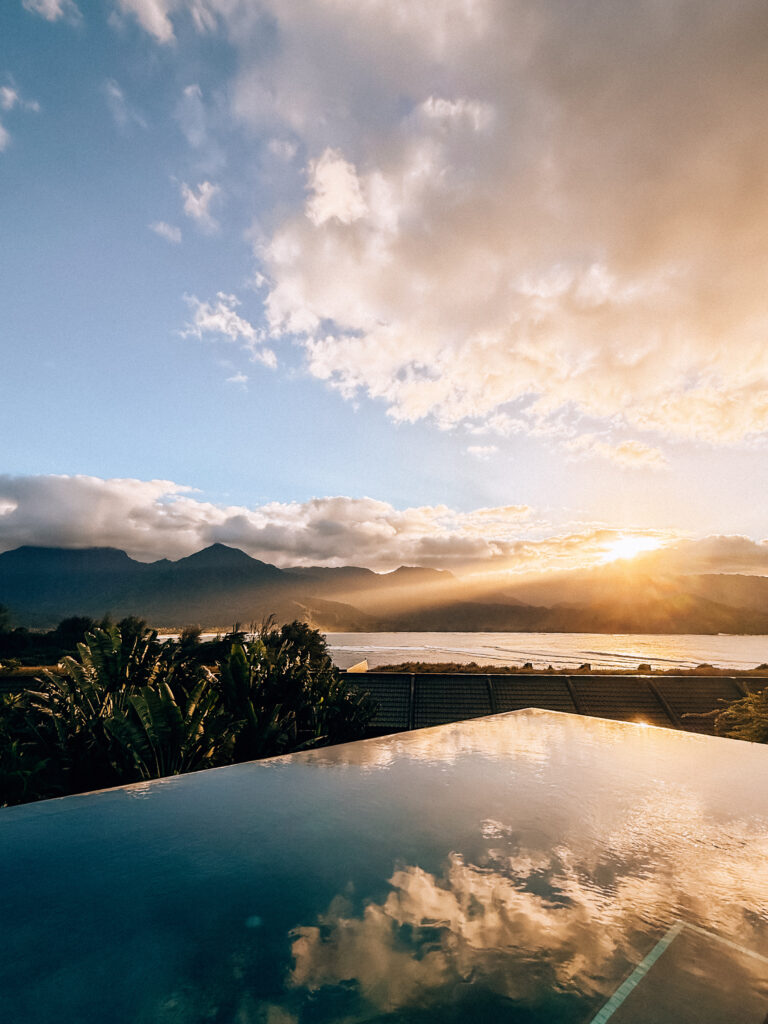 Infinity pool at the One Hotel Hawaii