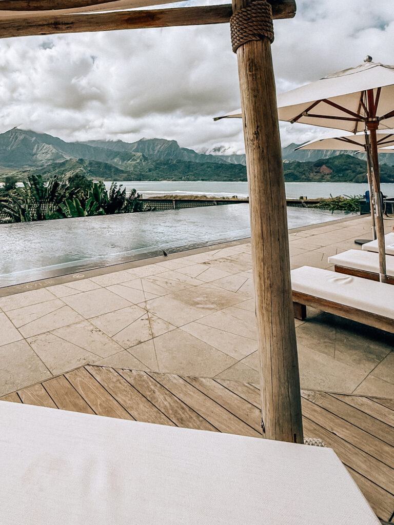 Adults only pool at the One Hotel Hanalei Bay