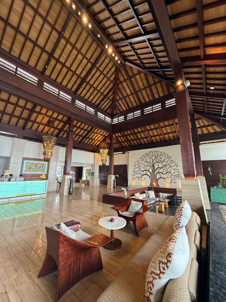 lobby at Ritz Carlton Nusa Dua
