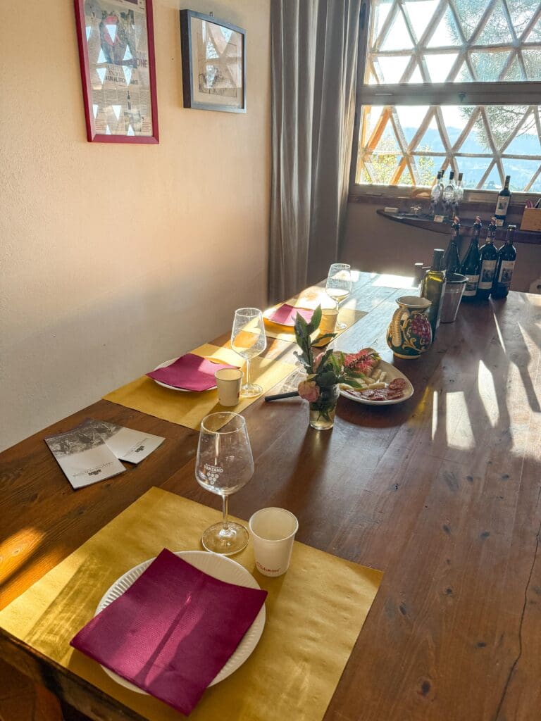 Wine Tasting in Tuscany in the winter