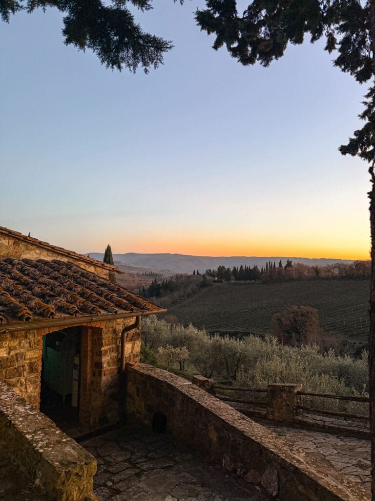 Wine tour in Tuscany during the winter